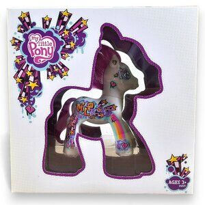 Hasbro My Little Pony Graffiti Pony SDCC Comic Con Brushable G3 MLP NEW 2010